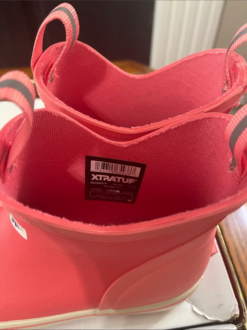 XTRATUF Kids' Coral Pink Rain & Snow Boots